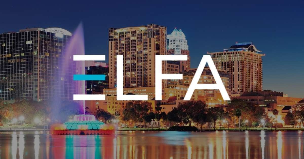 orlando skyline in background with ELFA logo