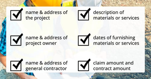 Project Information Checklist