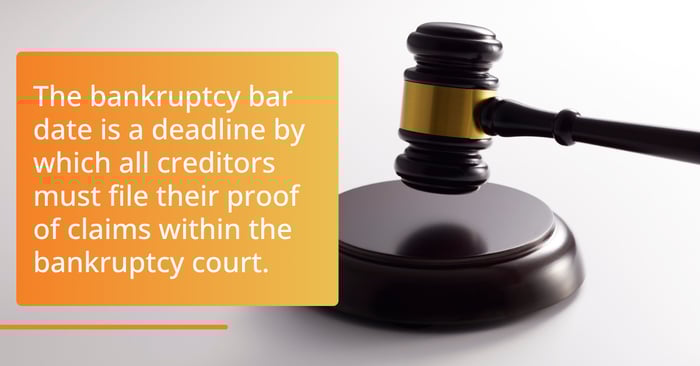 what is the bankruptcy bar date