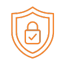 Secured Status Icon Orange