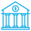 Financial Institution Icon Blue