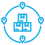 Material Supplier Icon Blue