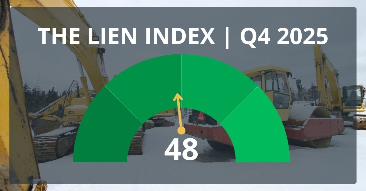 gauge for Lien Index depicting the number 48