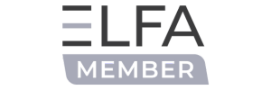 ELFA Black and White Logo