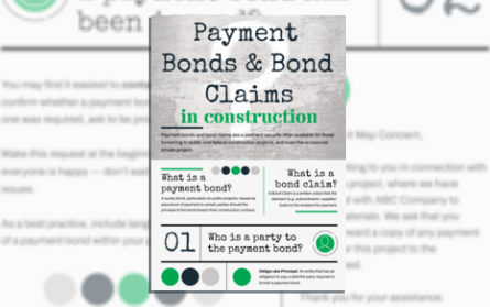 Payment Bonds and Bond Claims