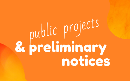 Public Projects & Preliminary Notices