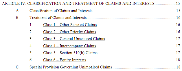 bankruptcy proof of claim 1